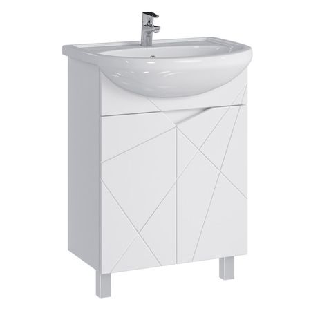 тумба с раковиной напольная VANNIKA Villa 60см белая