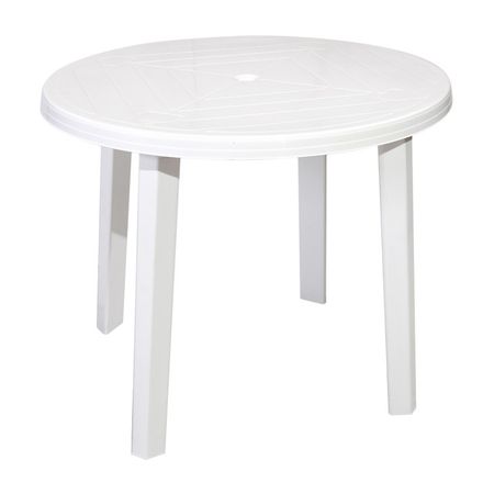 стол круглый 88х72см белый пластик сша в 2018 году круглый стол совета молодых ученых искран
