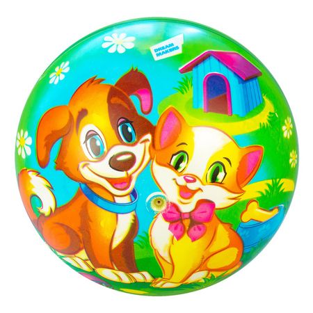 мяч Котенок и щено d23см в ассортименте ПВХ хина пэк я щенок