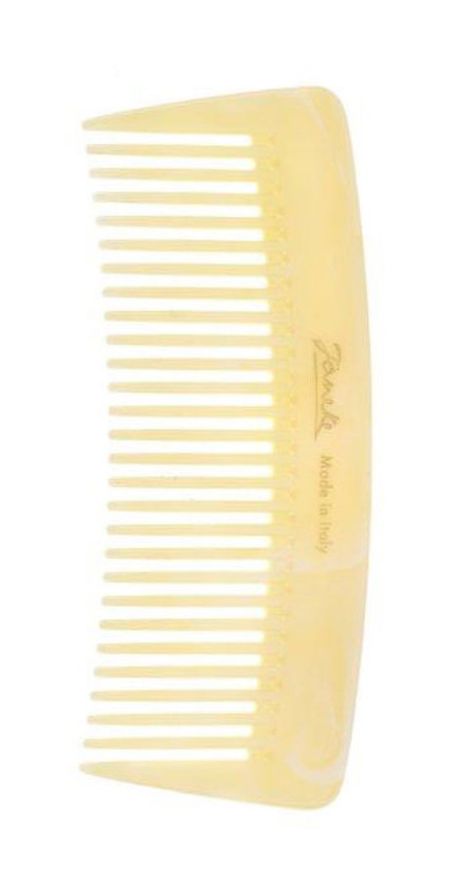 Janeke Пластиковый редкий гребень имитация под слоновую кость