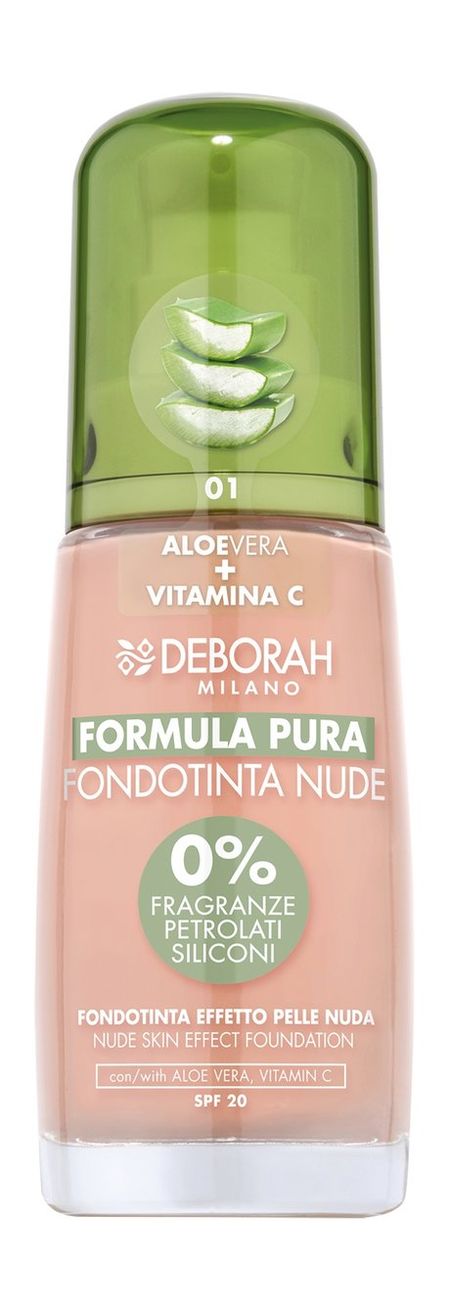 Deborah Milano Formula Pura Nude Skin Effect Foundation SPF 20