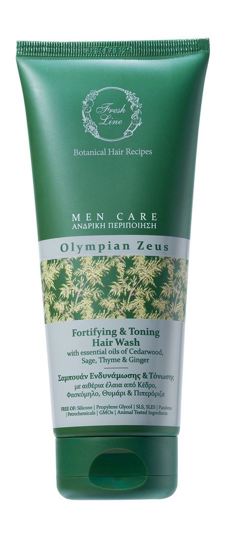 Fresh Line Men Care Olympian Zeus Fortifying and Toning Hair Wash н к малинаускене церковная лексика греческого происхождения история слов