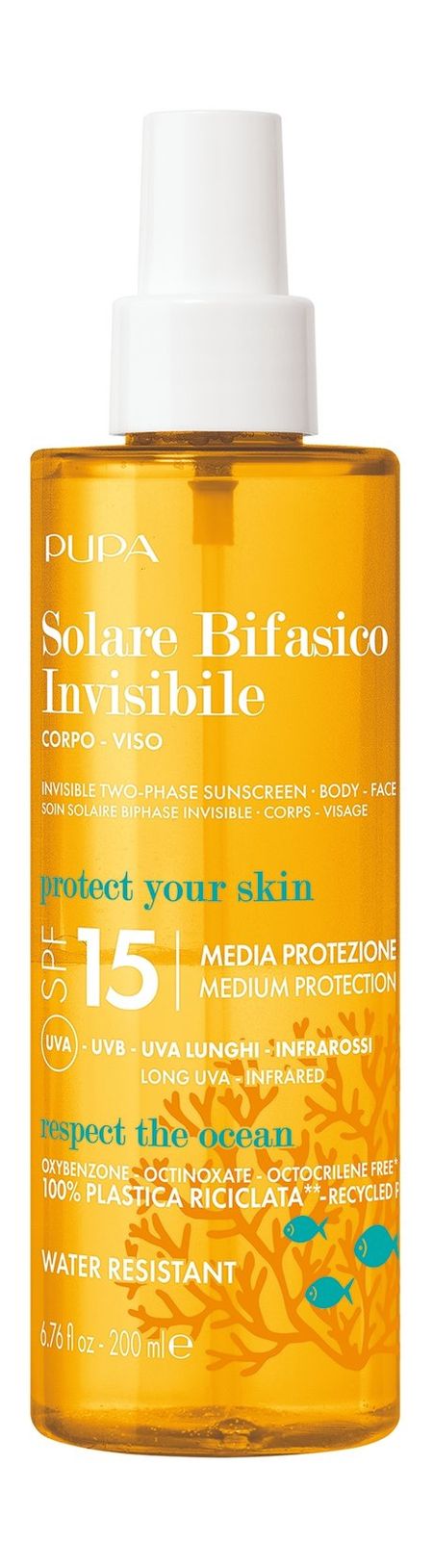 Pupa Invisible Two-Phase Sunscreen SPF 15 гийом деляаж выбор атлантов тайны происхождения современного мирового зла