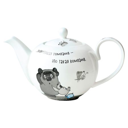 чайник QUINSBERRY Винни Пух 1,2л фарфор под.уп.