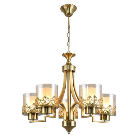 люстра подвесная MW-LIGHT Каталина 5х40Вт E27 металл золото каталина канн демоническая академия тьмы и хаоса адептка