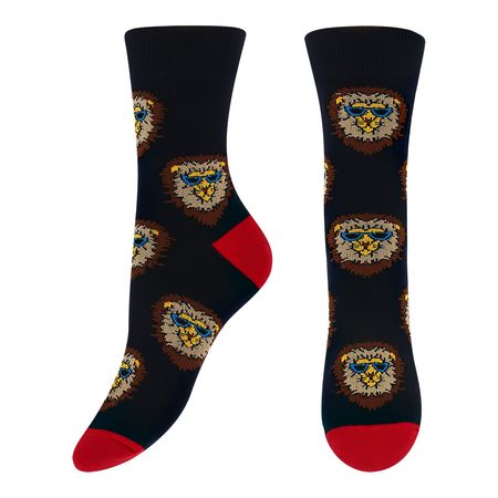 Носки мужские MONCHINI лев 39-42 синий поющие мультяшки синий трактор весёлая история