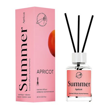 Интерьерные духи AROMA HARMONY SUMMER Apricot, 60 мл loputyn эфир артбук
