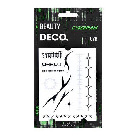 Набор переводных татуировок для тела DECO. CYBERPUNK by Miami tattoos cyb анастасия полищук обнаженное тело или любовь восставшая из пепла