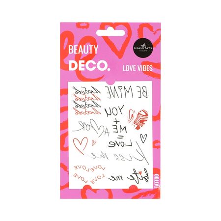 Набор переводных татуировок для тела DECO. LOVE by Miami tattoos love vibes урса рысина клуб романтики ок из огня тиамат