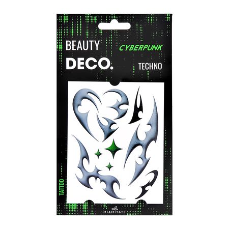 Набор переводных татуировок для тела DECO. CYBERPUNK by Miami tattoos techno анастасия полищук обнаженное тело или любовь восставшая из пепла