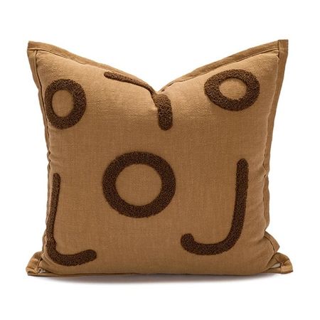 наволочка декоративная TODELIA Фигуры-1 45х45см коричневая, арт. HPW0094A-A