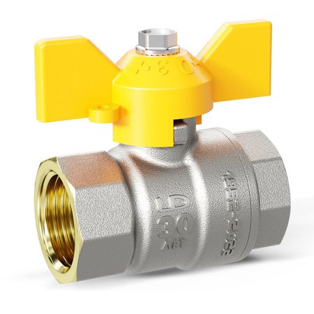 кран шаровой газовый LD 1/2