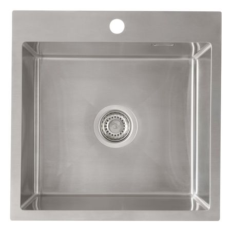 мойка врезная Юкинокс Практика 500х500х200мм с выпуском брашированная школьная библиотека доказательная практика отечественная и зарубежная