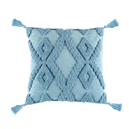 наволочка декоративная TODELIA Орнамент-2 45х45см голубая, арт. HPW0119B-A