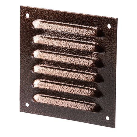 решетка вентиляционная ORE 125х125мм стальная коричневая