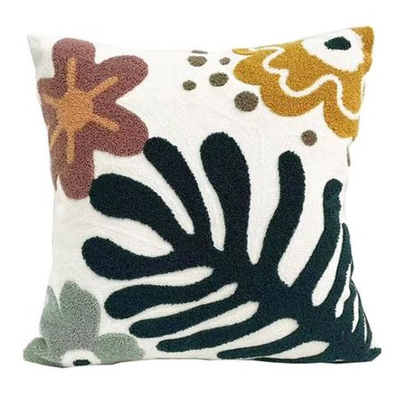 наволочка декоративная TODELIA Лето 45х45см белая, арт. HPW0135A-A