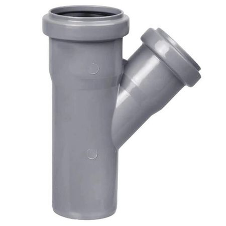 тройник для внутренней канализации 40х50мм 45гр