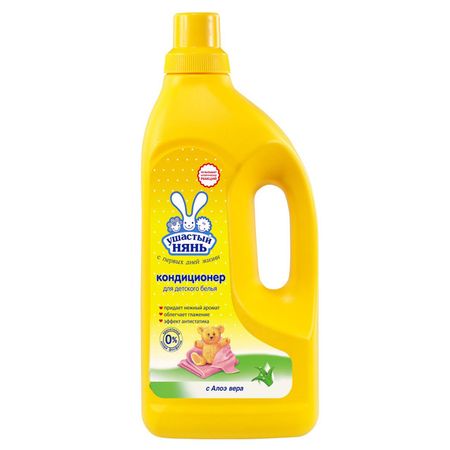 кондиционер для белья УШАСТЫЙ НЯНЬ Алоэ Вера для детского белья 1,2л
