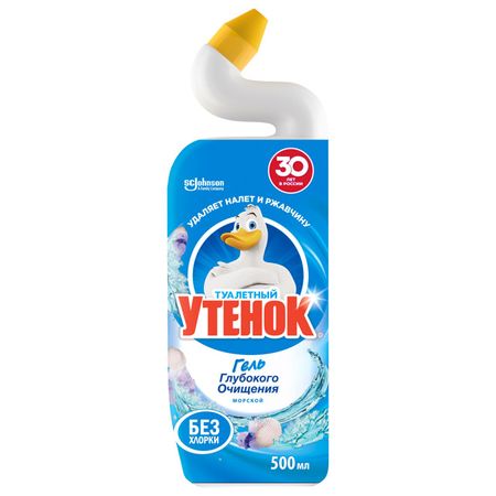 средство для туалета ТУАЛЕТНЫЙ УТЕНОК Морской гель 500мл