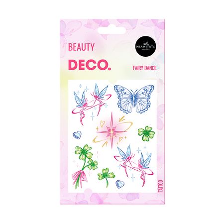 Набор переводных татуировок для тела DECO. FAIRYCORE by Miami Tattoos переводная fairy dance