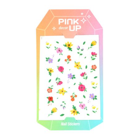 Наклейки для ногтей PINK UP DECOR NAIL STICKERS переводные тон 11 наклейки 3d лондон 2510 5