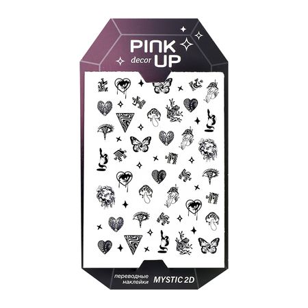 Наклейки для ногтей PINK UP DECOR MYSTIC COLLECTION 2D переводные тон 184