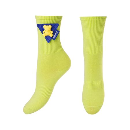 Носки TRENDY LOOK FUN BEAR салатовые one size андрей ткаленко нумерология код жизни как числа влияют на вашу судьбу