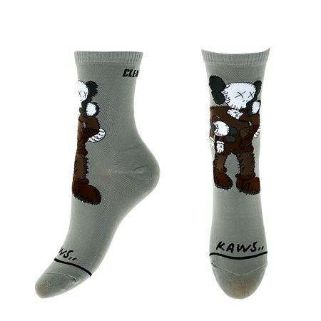 Носки TRENDY LOOK CRAZY серые one size андрей ткаленко нумерология код жизни как числа влияют на вашу судьбу