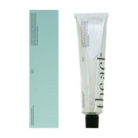 Скраб-маска для тела THE ACT угольный 200 мл маска для сна лисы на бежевом фоне пакет