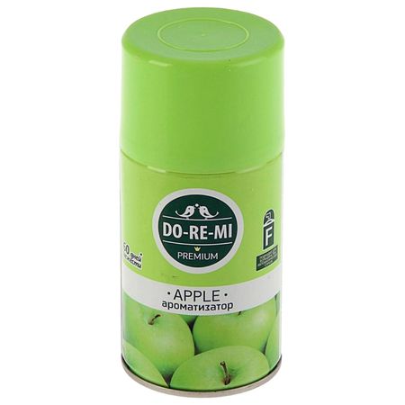 освежитель воздуха ДО-РЕ-МИ Премиум Зеленое яблоко 250мл сменный блок