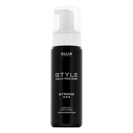 Аква-мусс для укладки OLLIN PROFESSIONAL STYLE сильной фиксации 150 мл
