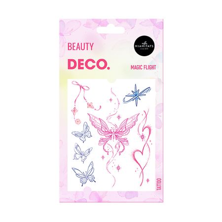 Набор переводных татуировок для тела DECO. FAIRYCORE by Miami Tattoos переводная magic flight