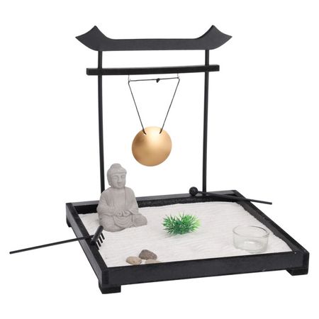 сад камней KOOPMAN Будда 120х150х165мм мультиколор цемент, дерево, пластик