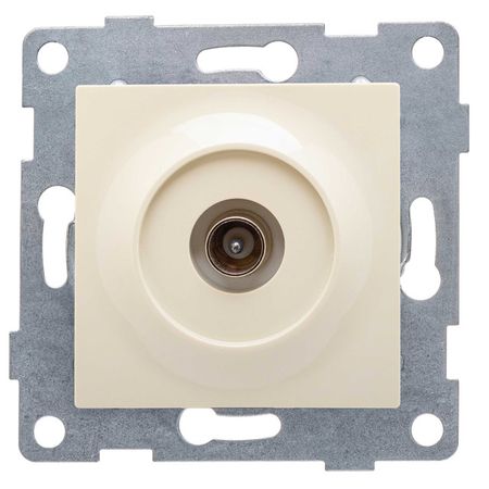 розетка антенная GUSI Ugra одинарная бежевый