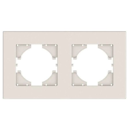 рамка 2 поста GUSI City горизонтальная белый