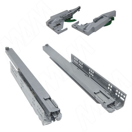 DYNAMOOV комплект направляющих, 500 мм, плав. закрывания с масляным амортизатором и 1D креплениями (F130107780)
