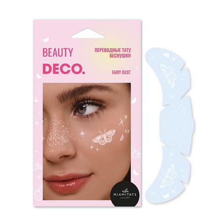 Набор переводных тату-веснушек DECO. FAIRYCORE by Miami tattoos fairy dust