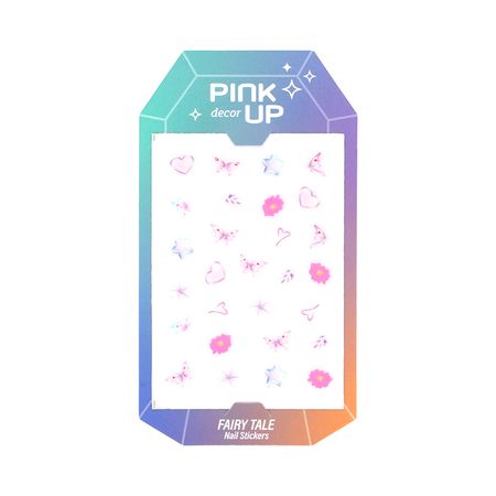 Наклейки для ногтей PINK UP DECOR NAIL STICKERS переводные тон 221 наклейки 3d лондон 2510 5