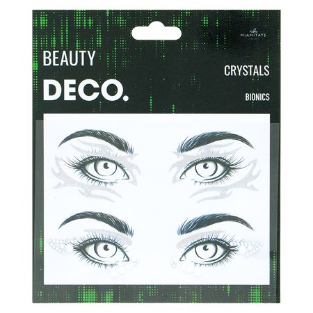Кристаллы для лица и тела DECO. CYBERPUNK by Miami tattoos Bionics