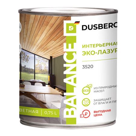 эко-лазурь интерьерная DUSBERG Balance 0,75л бесцветная, арт.3520075 александр мелентьевич волков урфин джюс и его деревянные солдаты