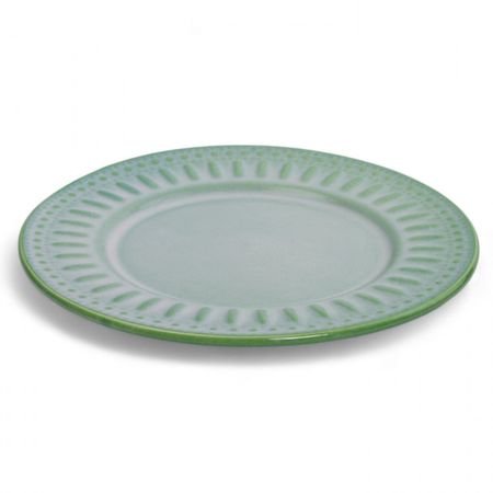 тарелка DOMENIK Madeira 20.5см десертная фарфор зеленый