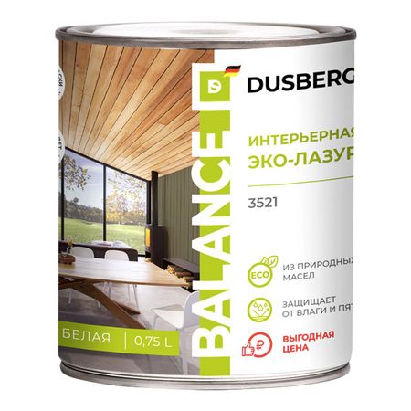 эко-лазурь интерьерная DUSBERG Balance 0,75л белая, арт.3521075 александр мелентьевич волков урфин джюс и его деревянные солдаты