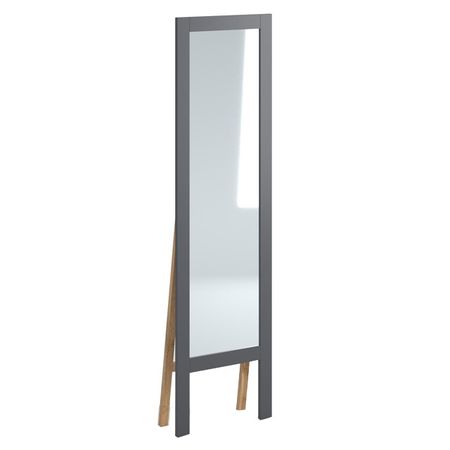 зеркало напольное Калгари 515x400x1700мм графит/прозрачный лак