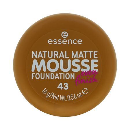 Мусс тональный для лица ESSENCE NATURAL MATTE MOUSSE FOUNDATION тон 43
