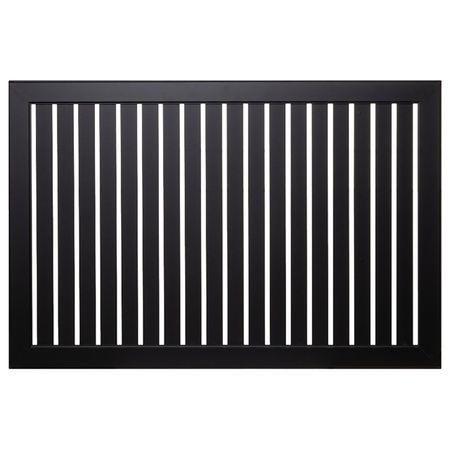 экран для радиатора реечный 90х60см чёрный