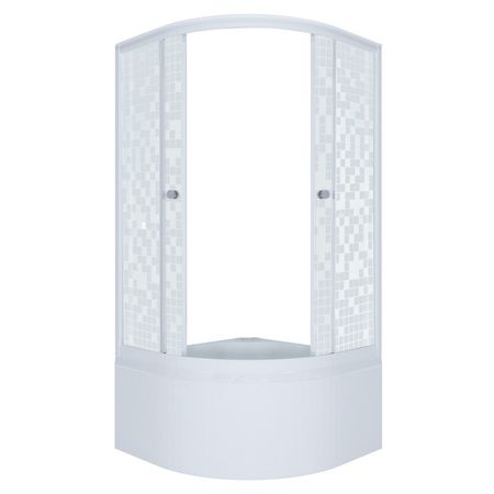 ширма душевая TRITON 90х90х190см Мозаика высокий поддон