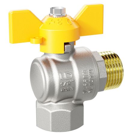 кран шаровой газовый LD 1/2