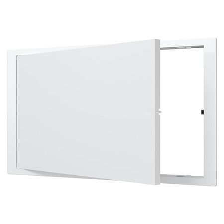 лючок ревизионный EVECS LN 300х300мм с фланцем 327х327мм пластик клик-клак