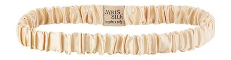 Ayris Silk Шелковая повязка Узкая Классический бежевый