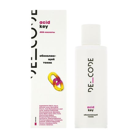 Тоник для лица DE_CODE ACID KEY обновляющий с АНА-кислотами для всех типов кожи 150 мл махмуд азар самоучитель арабского языка с нуля